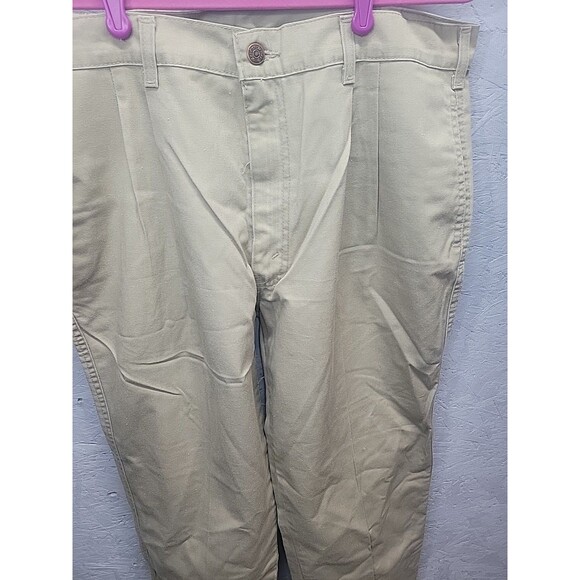NWT Reed St James Mens Pleated Front Straight Leg Dress Pants Slacks‎ 36X32 Vtg - Picture 6 of 10